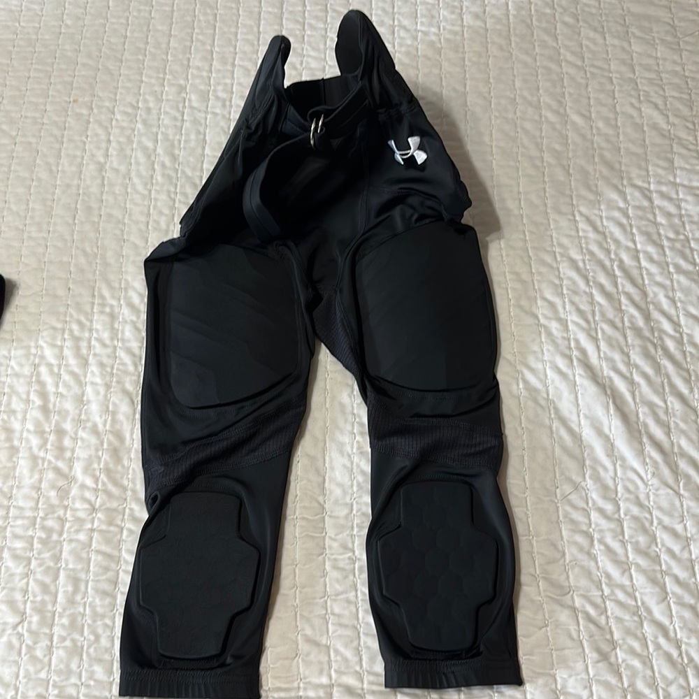 Boys Under Armour Football Pants - Black